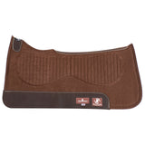 Classic Equine Zone Series Microsuede Saddle Pad 30"X30" - Chocolate