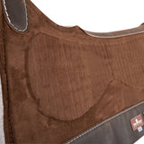 Classic Equine Zone Series Microsuede Saddle Pad 30"X30" - Chocolate