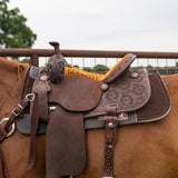 Classic Equine Zone Series Microsuede Saddle Pad 30"X30" - Chocolate