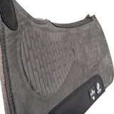 Classic Equine Zone Series Microsuede Saddle Pad 30"X30" - Grey