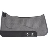 Classic Equine Zone Series Microsuede Saddle Pad 30"X30" - Grey