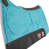 Classic Equine Zone Series Microsuede Saddle Pad 28"X30" - Turquoise