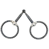 Tom Balding Ballhinge Ring Satin Black Snaffle Bit