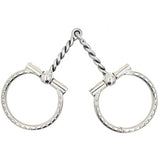 Tom Balding Ballhinge D-Ring Snaffle Bit with Medium Twist Mouth