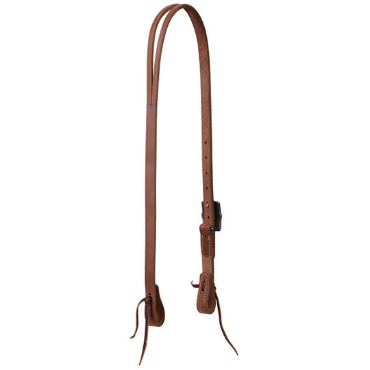 Weaver Leather ProTack Split Ear Headstall with Designer Floral Buckle