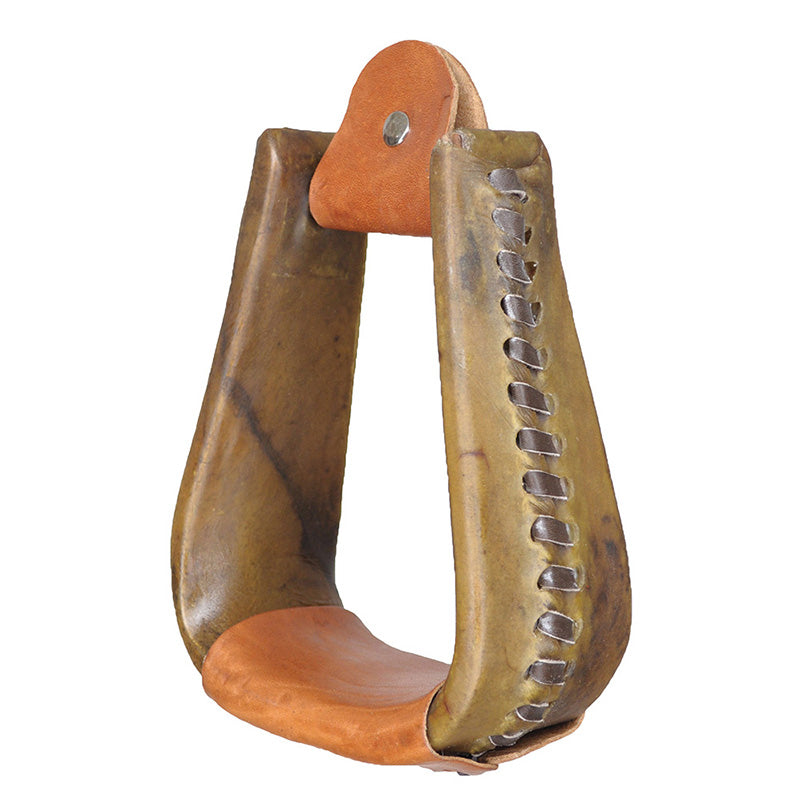 Oxbow Tack Rawhide Roper Stirrups - Thumbnail 2