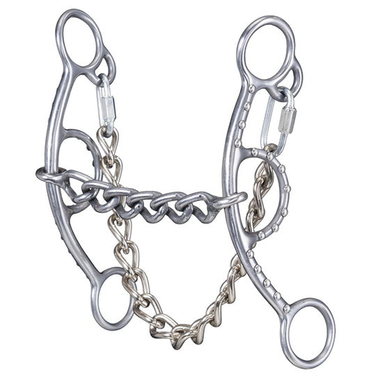 Tough 1 Sweet Iron Chain Mouth Short Shank Gag Bit