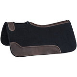 Tough 1 3/4" Black Contour Felt Saddle Pad- 26"X26"