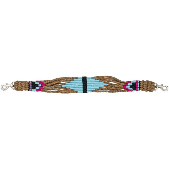 Tough 1 Wool String Wither/Purse Strap- Tan/Magenta/Turquoise/Black