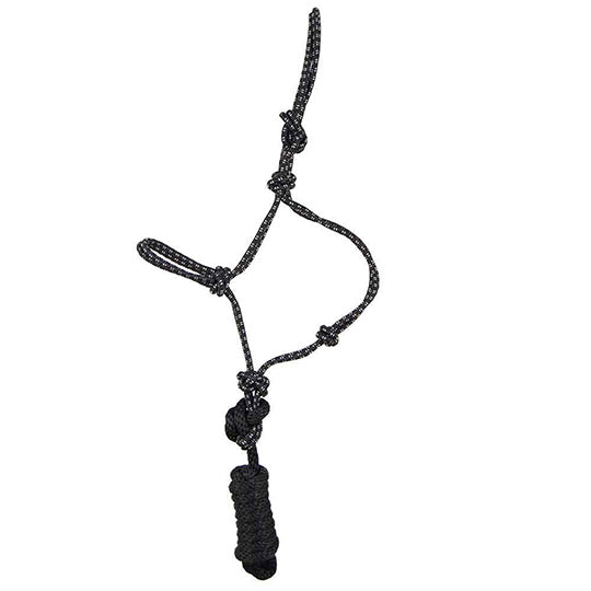 Oxbow Tack Assorted Colors Yearling Sized Rope Halter with Lead