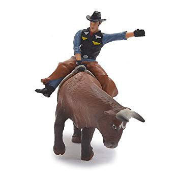 Little Buster Bucking Bull and Rider