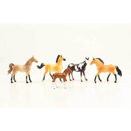 M & F Western Five Horse Figure Set