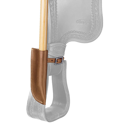 Tough-1 Leather Flag Holder Medium Oil