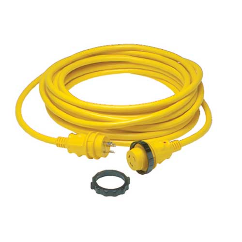 50 foot 30 Amp Power Cord Yellow RV