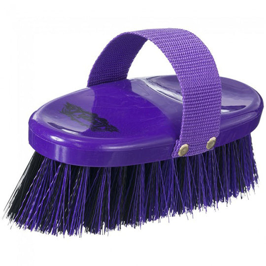 Tough 1 Angled Soft and Medium Bristle Brush- Purple