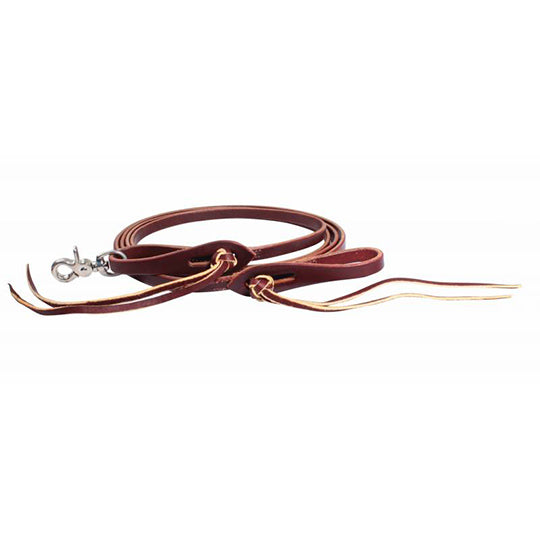 Professional's Choice 5/8" Pineapple Knot Latigo Roping Reins