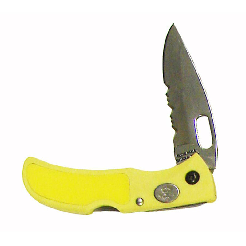 Moore Maker Serrated Roper Lockback Clip Knife 4 5/8"