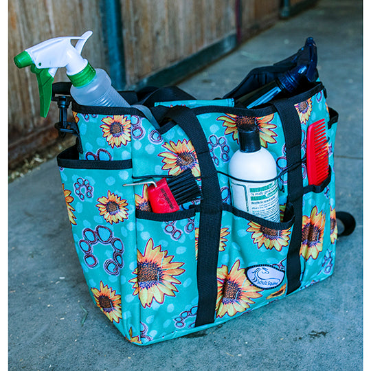 Schulz Equine Grooming Tote- Sunflower Squash Blossom
