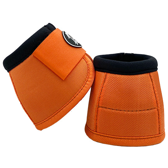 Schulz Equine No-Turn Bell Boots- Orangebird