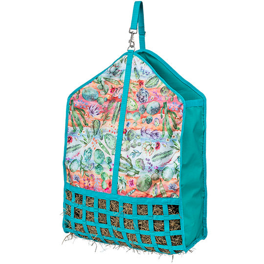 Tough 1 Webbed Cactus Print Hay Bag