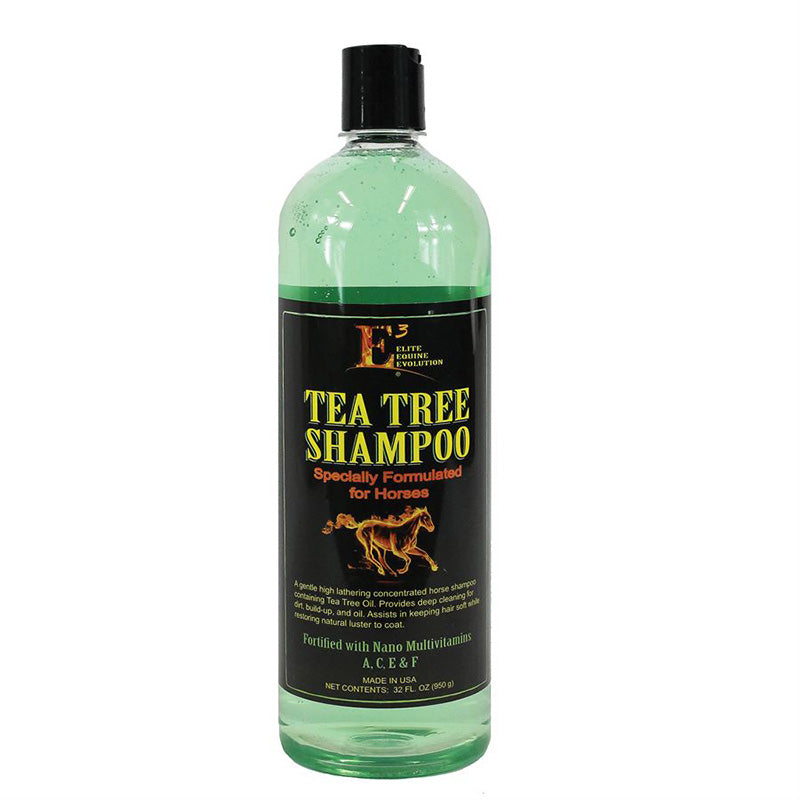 E3 Elite Equine Evolution Tea Tree Shampoo- 32oz.