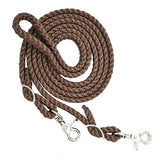 Professional's Choice 5/8" Flat Braided Roping Reins
