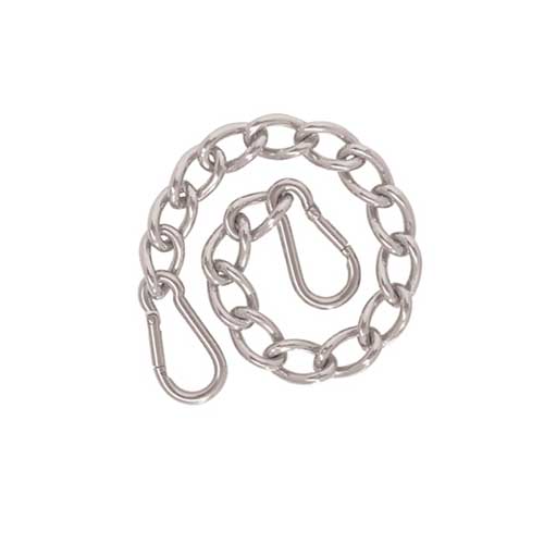 Weaver Leather Curb Chain with Safety Spring Snaps