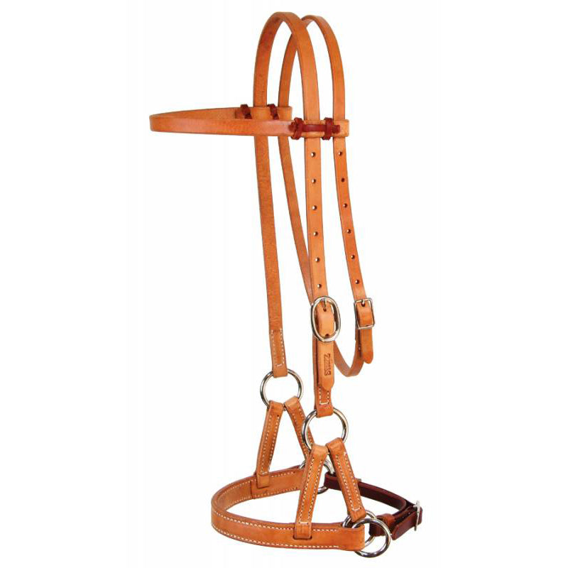 Professional's Choice Flat Leather Nose Side Pull