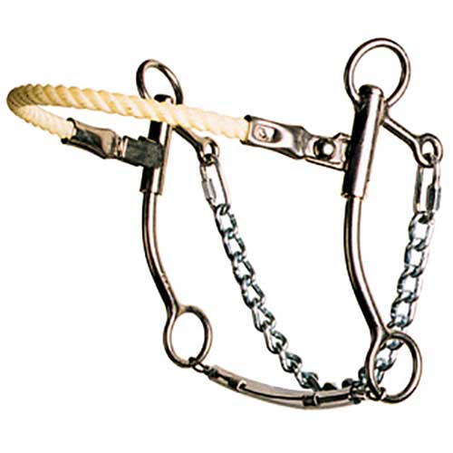 Reinsman Jim Warner Hackamore- Rope Nose