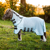 Horseware Amigo Pony Bug Rug Fly Sheet- Azure Blue/Black/White