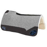 Best Ever 1" Kush Fleesar Series Saddle Pad with Black Wear Leathers- 32"X32"