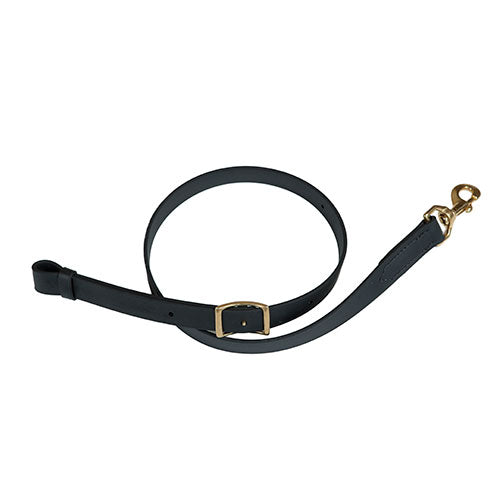 Berlin Leather Biothane Black Tiedown Strap