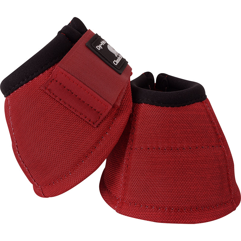 Classic Equine Dyno Bell Boots- Crimson