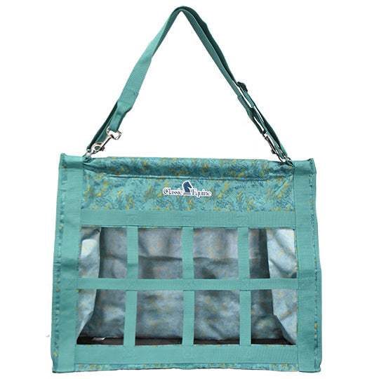 Coolhorse Exclusive! Classic Equine Top Load Hay Bag- Turquoise Slab