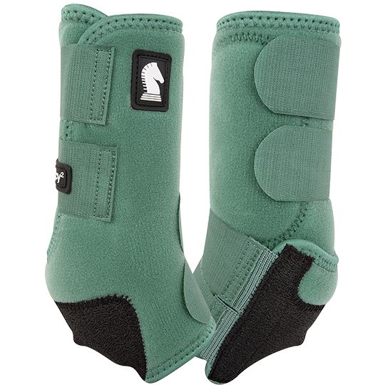 Classic Equine Legacy2 Hind Protective Boots- Spruce