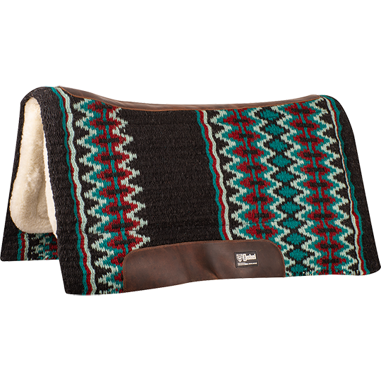 Cashel 3/4" Blanket Top Performance Fleece Saddle Pad- Black