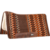 Cashel 3/4" Blanket Top Performance Fleece Saddle Pad- Brown