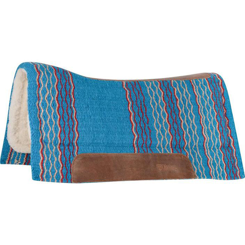 Cashel 3/4" Blanket Top Performance Fleece Saddle Pad- Turquoise