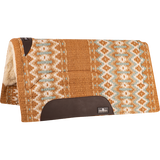 Classic Equine 1" Sensorflex Saddle Pad 34" X 38"- Buckskin/Aqua