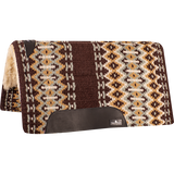 Classic Equine 1" Sensorflex Saddle Pad 34" X 38"- Coffee/Seafoam