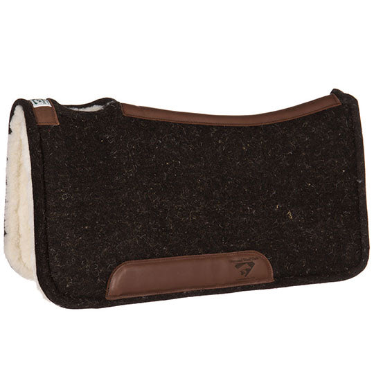 Diamond Wool 1" Contoured Pleasure Fleece Bottom Pad- 32"X32"