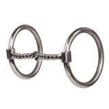 Professional's Choice Twisted Wire O-Ring Snaffle Bit