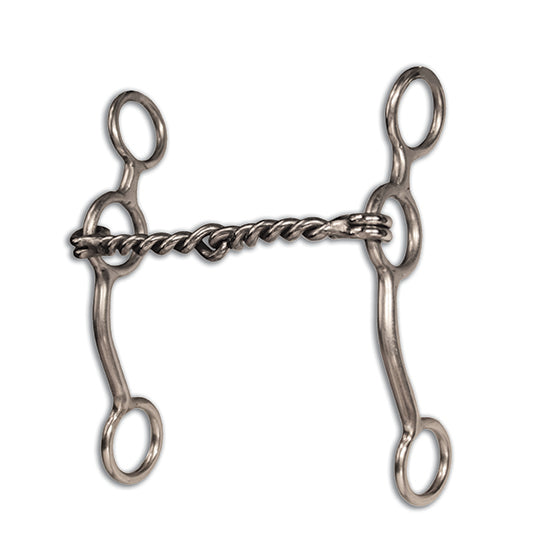 Professional's Choice Long Shank Twisted Wire Junior Cow horse Bit