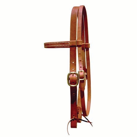 Berlin Custom Leather Draft/Large Quarter Horse Browband Headstall