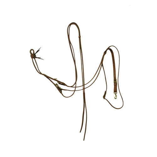 Fourche de martingale souple en cuir pour équitation