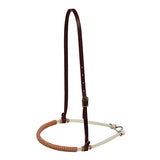 Berlin Leather Double Rope Tiedown Noseband With Rawhide Lace