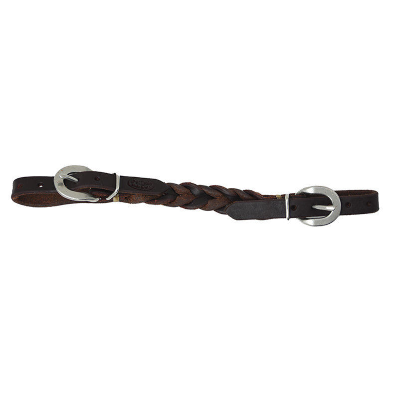 Jerry Beagley Hot Oil Braided Leather Curb Strap