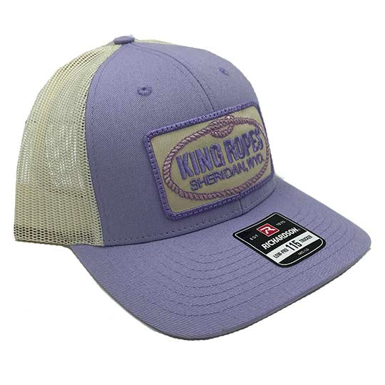 King Ropes Lavender and Ivory Mesh Cap