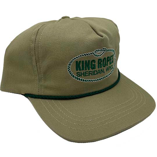 King Ropes Khaki Trucker Style Cap