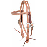 Berlin Custom Leather Browband Pony Headstall